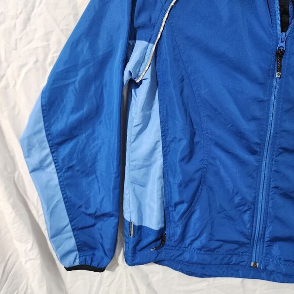 Brooks Jacket Womens Medium Blue Running Run Jog Full Zip Vented Light Ladies - Picture 3 of 8